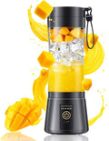 Personal Size Portable Blender Make Smoothies - Mini Blender 12oz Juice Cup | Powerful Blending with 6 Stainless Steel Blades, BAP-Free, Lightweight, Easy Clean,Suit in Travel/Office/Gym/Picnic/ Sports