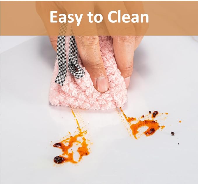 Clear Silicone Countertop Protector Mat, Non Slip & Heat Resistant Mats for Kitchen Countertop (35.4" X 23.6")