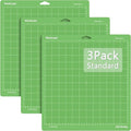 12x12 Standard Cutting Mat（3Pack) Compatible With Explore One/Air/Air 2/Maker Standard Adhesive Sticky Green Quilting Cricket Replacement Vinyl Cutting Mat