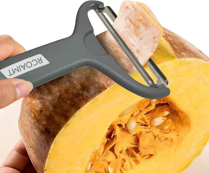 Cabbage Shredder Slicer Wide Mouth Vegetable Peeler - Extra-Wide Stainless Steel Blade with Non-Slip Grip for Effortless Coleslaw, Salad Prep & Meal Prep - Commercial Grade Kitchen Tool