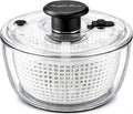 Good Grips Salad Spinner 6.3 Qt – Large Lettuce Spinner & Salad Cleaner with Bowl & Lid, Fruit Washer, Vegetable Cleaner, Strainer Bowl, Fast Drying Multipurpose Kitchen Tool
