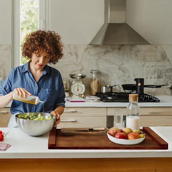 Noodle Board Stove Cover, Stove Top Covers for Electric 30"L X 22"W, Stove Top Covers for Gas Burners, Sink Cover for Counter Space, Durable Easy Clean Countertop, Farmhouse Decor Tray