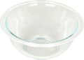 Pyrex 322 1-Quart Glass Mixing Bowl - Made in USA | Tempered Glass | Thick Glass Walls | Wide Rim | Refrigerator Safe | Freezer Safe | Dishwasher Safe | Reusable Construction