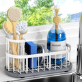 Sink Caddy Kitchen Sink Organizer, Sponge & Brush Holder, Stone Drying Mat | Space-Saving Sink Sponge Holder with Full-Size Tool Storage, Fits Most Sinks, Kitchen Sink Accessory and Countertop Organizer