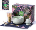 Buucup Matcha Whisk Set, Ceramic Matcha Kit with Bowl & Bamboo Whisk | 7-piece set with ceramic bowl, bamboo whisk, scoop, holder, sifter and tea towel. Ideal for beginners, daily matcha and gift