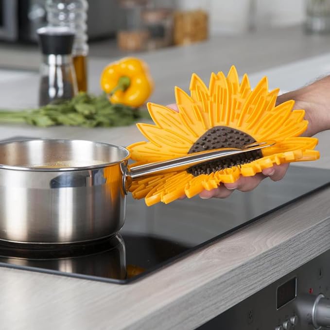 Charles Viancin Silicone Sunflower Trivet, 6-Inch