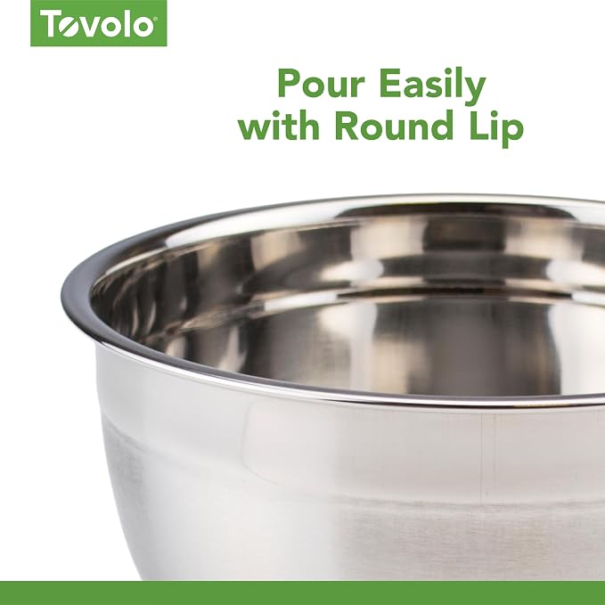 Tovolo, Bowl Mixing Stainless Steel 1.5 Quart, 1 Count (Pack of 8)