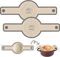 Silicone Bread Sling, Sourdough Transfer, Nonstick, 2 Pack Round | Easy Cleanup & Reusable Baking Mats, Sour Dough Tools & Supplies for Dutch Oven, Gray