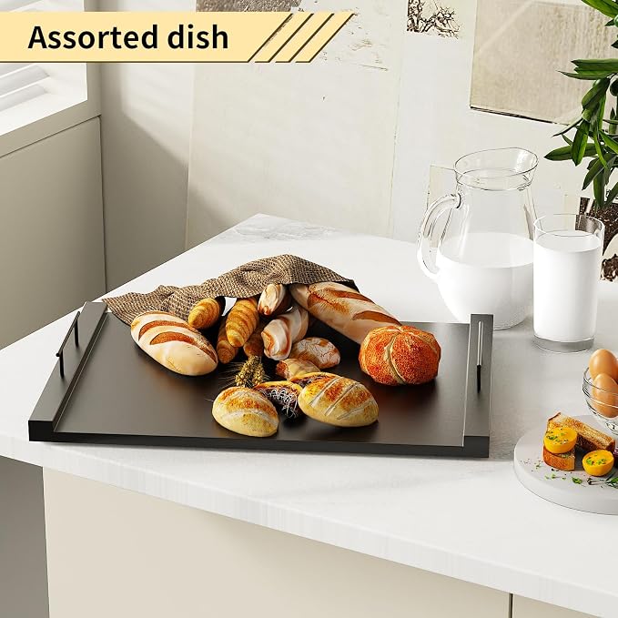 Noodle Board Stove Top Cover 30x22 Inch Wooden Cover with Handles | Creates extra countertop space with multi-layer wood construction and handles. Fits gas and electric ranges.