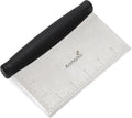 Stainless Steel Metal Griddle Scraper Chopper - Great as Dough Cutter for Bread and Pizza Dough - Multipurpose Kitchen Utensil for Flat Top Griddle - Commercial Quality