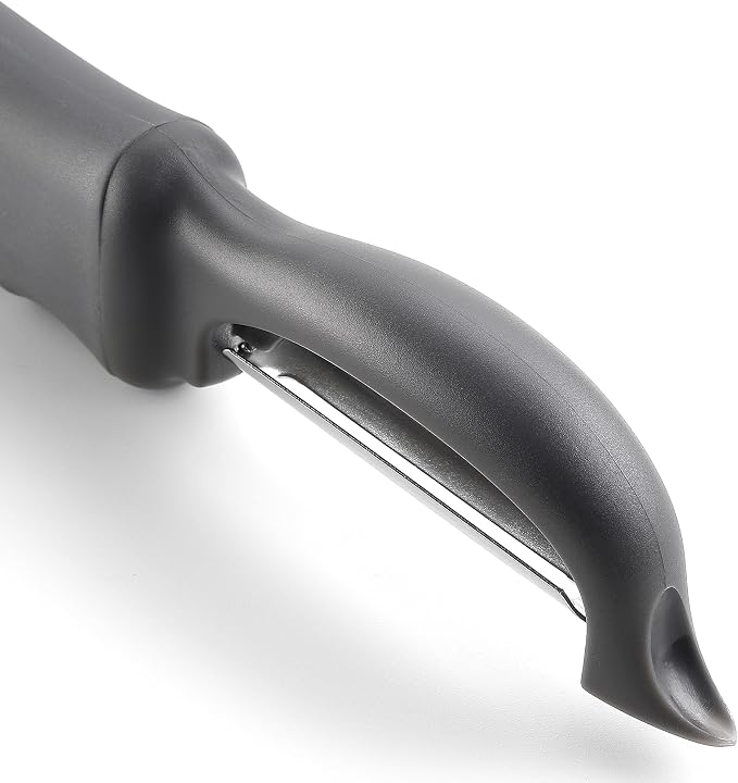 Spring Chef Swivel Potato Peeler for Kitchen with Ergonomic Handle, Gray | Premium Vegetable Peeler w/ Sharp Stainless Steel Blades, Multifunctional Food Peeler for Apple, Carrot, Cucumber, Fruit