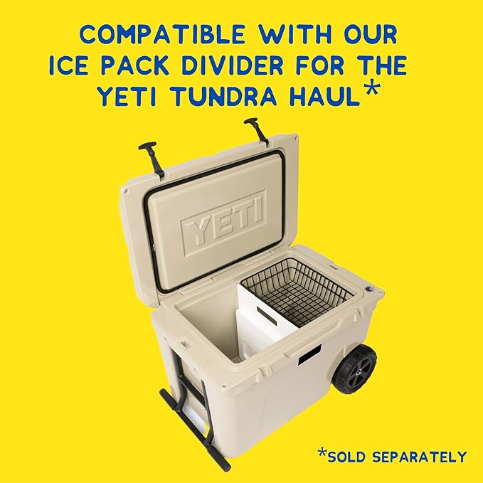 Above Sea Level Cooler Basket for YETI Tundra Haul, YETI Roadie 48, and YETI Roadie 60 - Wire Cooler Rack for YETI Wheeled Coolers - Compatible with YETI Accessories