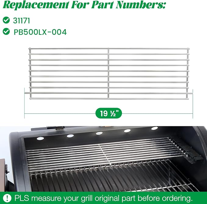 Warming Rack for Pit Boss Lexington Upper Grid Cooking Grate for Pitboss 500 540 Series Wood Pellet Smoker Grill Replacement Parts Holding Grilling BBQ Accessory