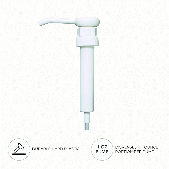 Ginger Lily Farms Premium Gallon Pump, Dispenses One Ounce Per Pump, Fits Most Standard Gallon Bottles and Containers
