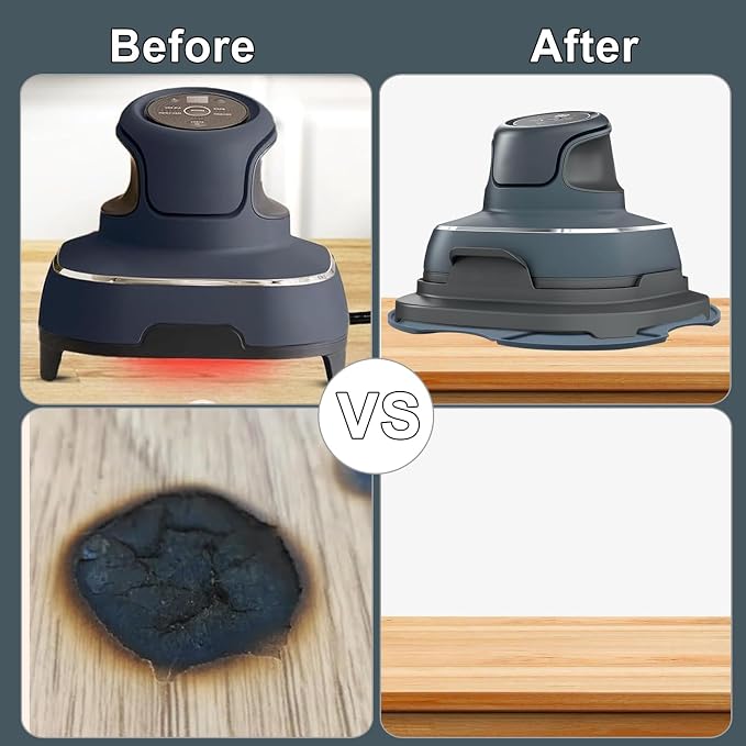 Jiozermi Silicone Trivet for Ninja Crispi Air Fryer, Dark Grey | Universal Heat Resistant Mat, Non-Slip Design, Multi-Functional Accessory, Fit Ninja FN101GY/FN101SG/FN101ST