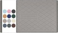 URMONA 40" x 22" Waterproof Silicone Mat in Multiple Sizes & Colors, Under Sink Mat for Kitchen & Bathroom, Pet Food Pad for Dogs & Cats, Kitchen Cabinet Liner, Multi-Purpose for Storage(Beige)
