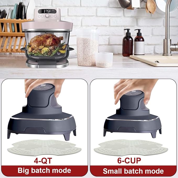Air Fryer Trivets for Ninja Crispi,Protection for Countertop-Off White | food-grade silicone materials, slip-resistant, heatproof, easy to clean,dishwasher safe, Ninja Crispi Airfryer Accessories