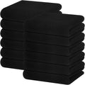 Homaxy 100% Cotton Waffle Weave Kitchen Dish Towels 12-Pack, Black | 13 x 28 Inches, Ultra Soft Absorbent Dish Towels, Quick Drying Cleaning Towels