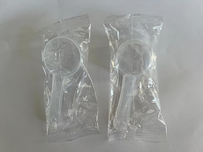 15g/30ml Measuring-Spoons Scoop for Creatine,Powders,Cooking,Recipes,Lab,Food Grade PP Material,BPA-free,Meets FDA Standards,2-Packs(With milliliter scale marking) Transparent