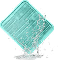 ZLR Oversized Silicone Dish Drying Mat for Kitchen, 16"x18", Mint Green | Family-Size Drainboard for Pots & Pans, Thick 4mm No-Curl, Heat-Resistant Trivet to 450°F, Non-Slip, Rolls to Store