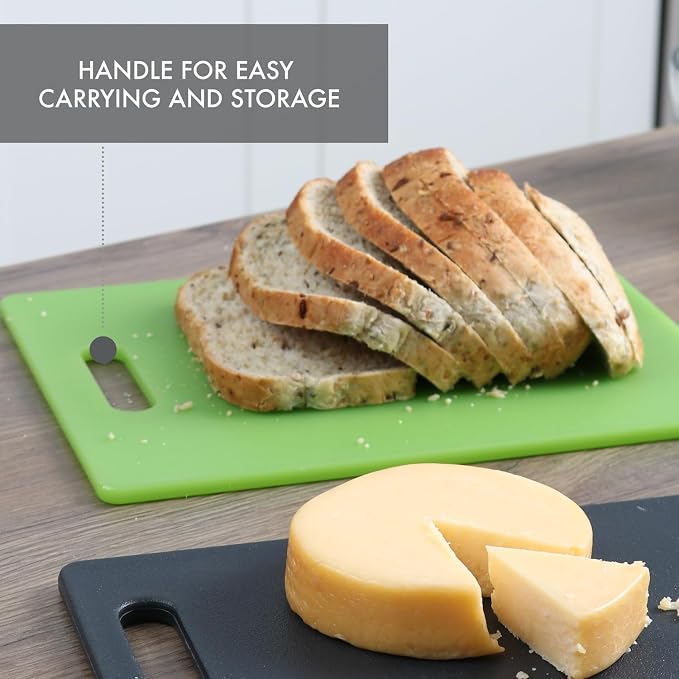 Dexas Classic Jelli Cutting Board with Handle, 11 by 14.5 inches, Green