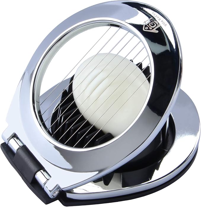 Multi Function Stainless Steel Egg Slicer for Hard Boiled Eggs