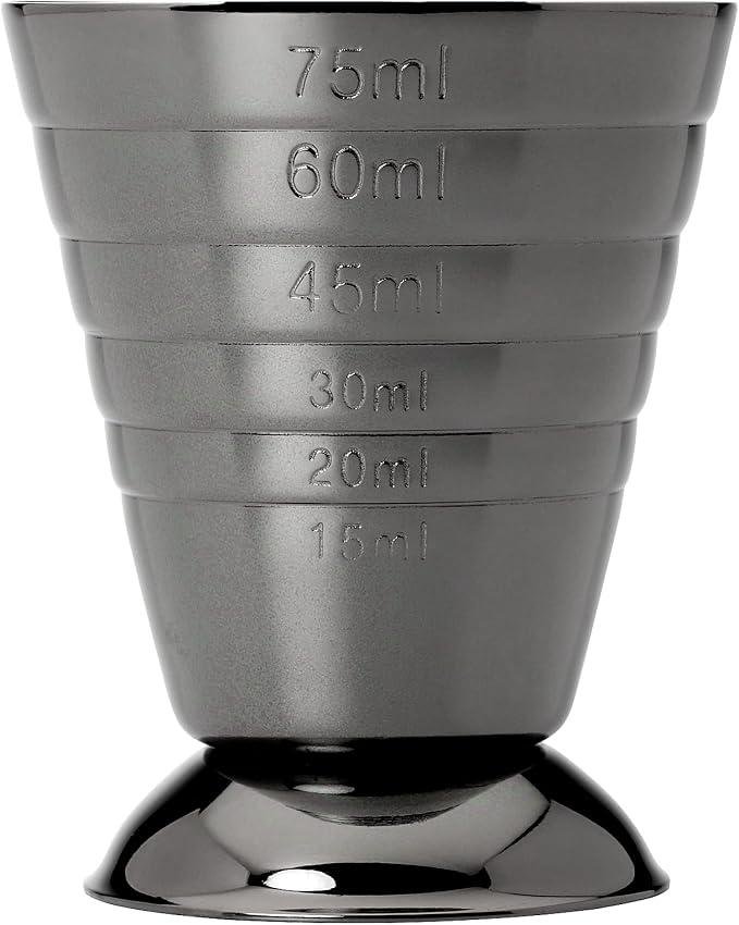Barfly Bar Measuring Cup, 2.5 oz., Gun Metal Black
