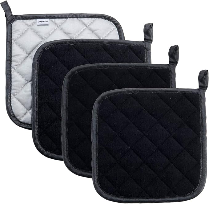 Joyhalo 4 Pack Pot Holders for Kitchen Clearance