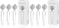 Snap Ball Tea Strainer, Exptolii 6 Pack Stainless Steel Tea Infuser Filter with Handle for Loose Leaf Tea, Spices, Seasonings