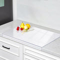 Wesiti Large Acrylic Cutting Board with Lip Non Slip 24"L X 14"W Clear Cutting Board Chopping Acrylic Countertop Protector Cover Shatter Resistant for Home Restaurant Kitchen Sink Stove
