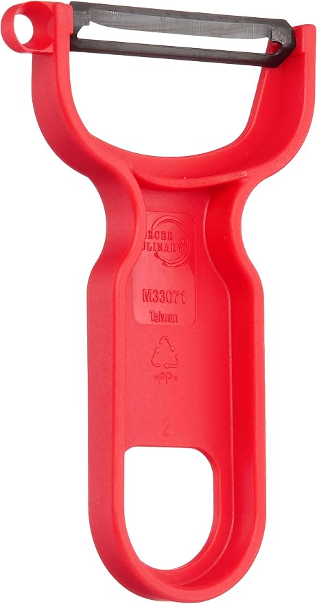 Mercer Culinary Y Swiss Peeler, Red (Pack of 2)