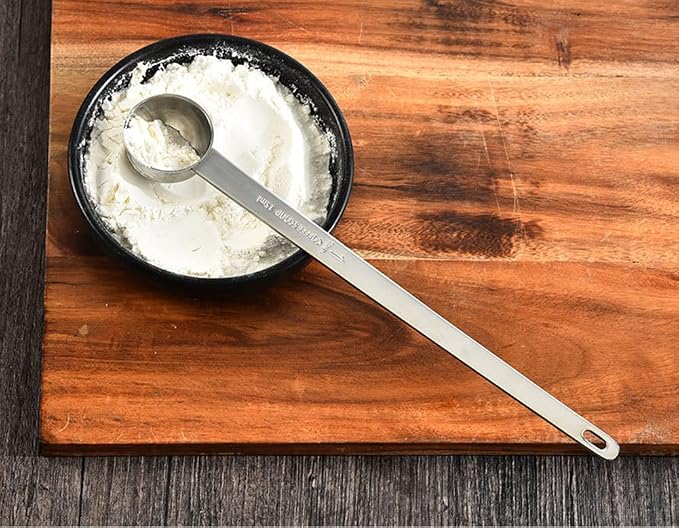 Long Handle Measuring Spoon,CISHNOU Tablespoon Coffee Scoop Stainless Steel Measuring spoon 15 ml Coffee Scoop for Ground Coffee