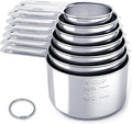 TILUCK Stainless Steel Measuring Cups Set,Kitchen Gadgets for Cooking & Baking,Set of 7