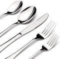 Silverware Set for 8, 40 Piece Stainless Steel Flatware Utensil Cutlery Set | Heavy Duty Steak Knife Fork and Spoon, Dishwasher Safe, Gift Package for Wedding Housewarming