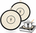 Induction Cooktop Mat - Silicone Stove Cover, Stove Mat, 2 Pack 7.8”(20cm) | Scratch Protector for Magnetic Stove, Non-Slip Pads for Pots and Pans, Protects Induction Stove from Spills and Scratches