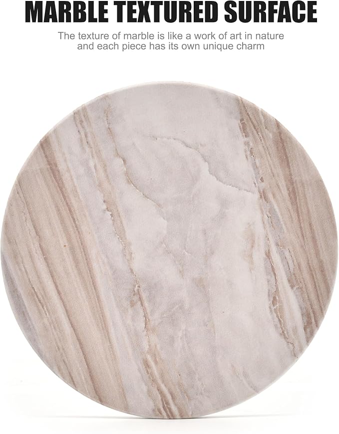 6Pcs Absorbent Coasters Set with Holder,Ceramic Drink Coaster,4 in（A1） | Marble Style Ceramic Drink Coaster,Suitable for Kinds of Cups,Modern Style Coaster for Coffee Table