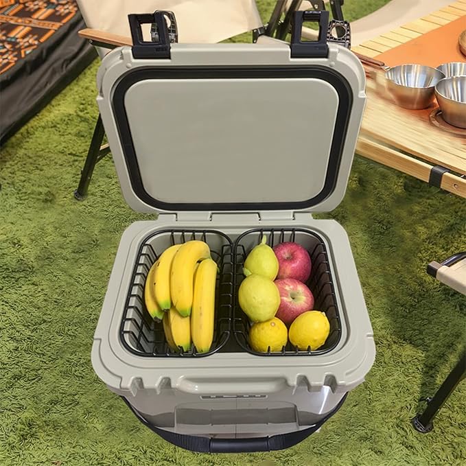 Cooler Basket Compatible with YETI Roadie 24 and Yeti Roadie 32, Dry Goods Wire Cooler Rack Storage Will Keep Smaller Items Dry and Stay Goods High for Roadie 24,32 Ice Chest Good to Hold Fruit, etc.