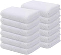 Kitinjoy 100% Cotton Waffle 12-Pack Kitchen Towels, 13" x 28", White | Super Soft, Ultra-Absorbent, Fast Drying, lightweight, Quick Drying Kitchen Hand Towels