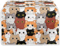 Cartoon Cat Print Toaster Oven Dust Cover 2 Slice Anti Fingerprint Bread Maker Cover Decorative Small Kitchen Appliance Covers for Kitchen Counter