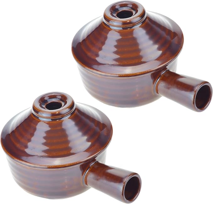 Set of 2 Roe & Moe Egg Cooker - Non-Stick, Ceramic Microwave Egg Poacher with Dome Chimney Lid- Savor the Joy of Culinary Adventures, from Poached Eggs to Delicious Soups with our Microwave Steamer