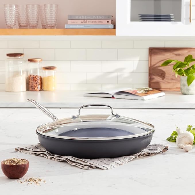 Cuisinart Chef's Classic™ Nonstick Hard Anodized 12" Nonstick Skillet with Glass Cover