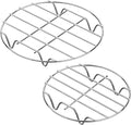 Instant Pot Trivet Rack - Steamer Rack Set, 7 and 9 Inch, 2 Pack | Two Size Set, 304 Stainless Steel, 7 and 9 Inch Racks, Pressure Cooker, Cooling, Canning, Dutch Oven, Multi-Use Support