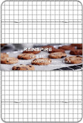 Cooling Rack Stainless Steel, Heavy Duty Cooling Racks for Cooking and Baking, Oven Safe Wire Rack for Cooking, Baking Rack for Oven Cooking Fits Jelly Roll Pan, 10" x 15", 1-Pack