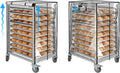 Bun Pan Sheet Rack Cover,Bread Speed Rack Cover with Zipper,Commercial Bakery Racks, 23"x28"x32"Clear PVC Waterproof Dustproof Bread rack Cover with Breathable Mesh Vent (10-Tier TPU)