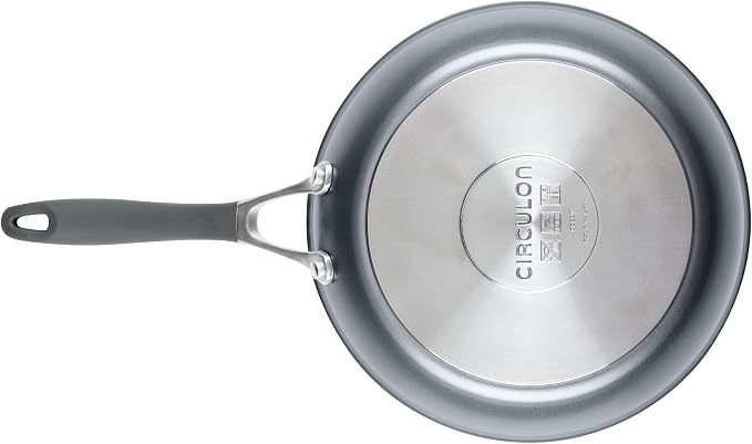 Circulon A1 Series with ScratchDefense Nonstick Induction 8.5-Inch and 10-Inch Frying Pan Set, Induction Cookware, 2-Piece, Graphite