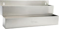 Winco Double Speed Rail, 22-Inch, Stainless Steel | Holds up to 24 bottles, Foodservice