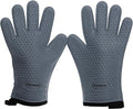 KITCHEN PERFECTION Silicone Smoker BBQ Gloves - Heat Resistant Oven Mitts | Made For Women, Waterproof, 5-Finger Design For A Better Grip, For Meat Smoking, Grilling, Cooking, Frying Turkey, Grill Gift