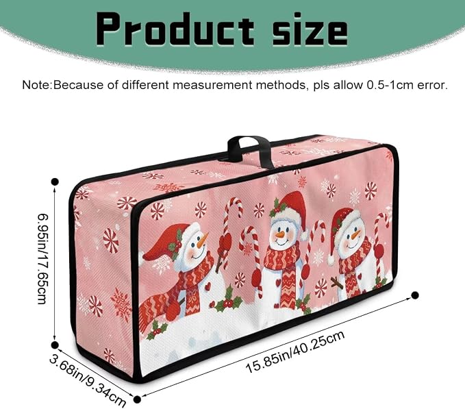 ZDCUSTOM Christmas Toaster Cover 2 Slice Pink Snowman Toaster Covers Long Slot Slim Dust Protector, Machine Washable Thin Small Appliance Covers for Kitchen