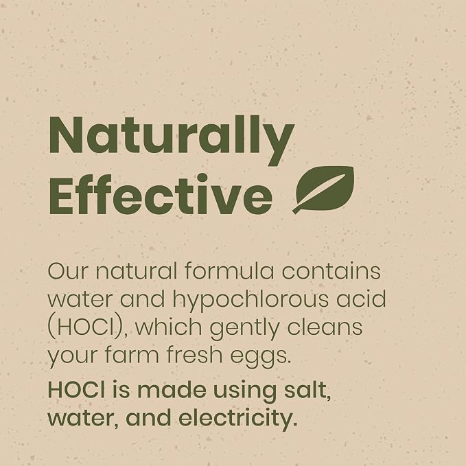 Clean Republic Good Salt Pet Fresh Nest Egg Wash Spray, Natural Cleaner for Freshly Laid Eggs, Made in the USA, 32 Ounce Bottle, 2-Pack