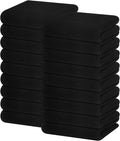 Homaxy 100% Cotton Waffle Weave Kitchen Dish Towels 18-Pack, Black | 13 x 28 Inches, Ultra Soft Absorbent Dish Towels, Quick Drying Cleaning Towels
